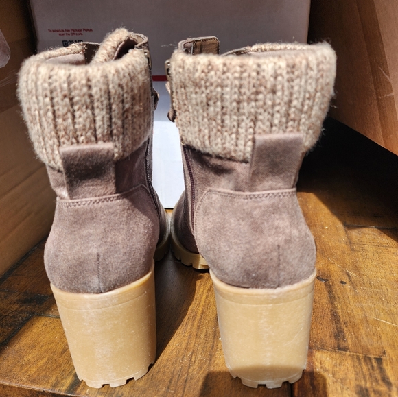 New Sun÷Stone Romina Womens Zipper Hiking boots - Picture 4 of 6